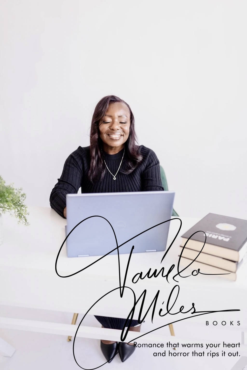 Cushion novel book cover by paranormal romance author Tamela Miles.